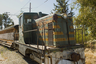 Locomotive waiting to be restored
